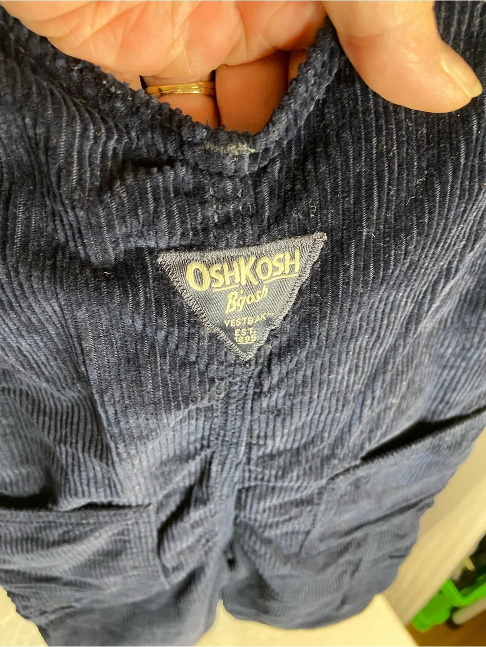 OshKosh B'gosh Dark Navy Corduroy Overalls